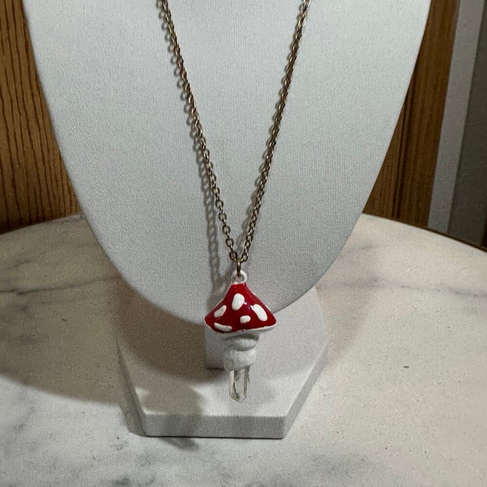 Mushroom Crystal necklace ❤️ - Picture 6 of 6
